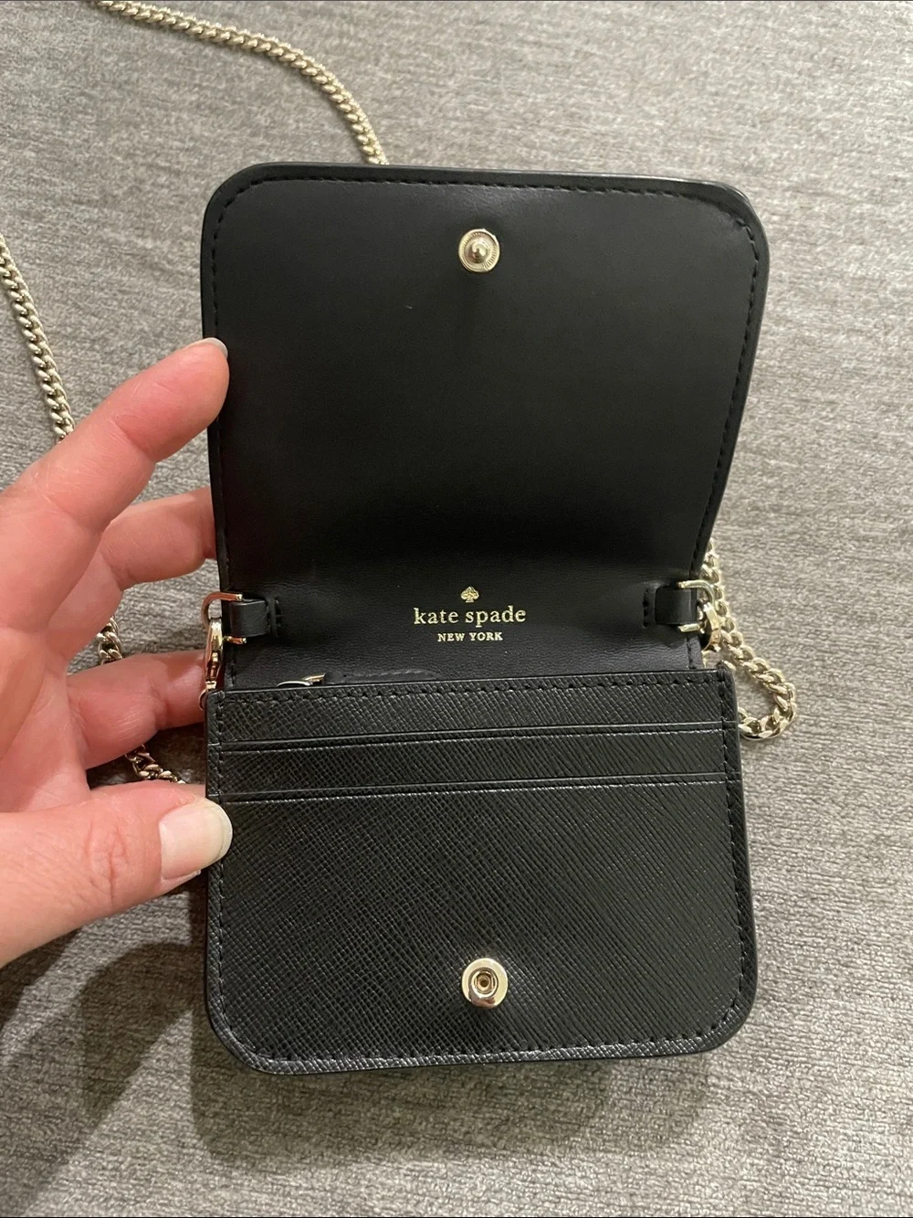 Kate Spade Staci Card Case Wallet On A Chain